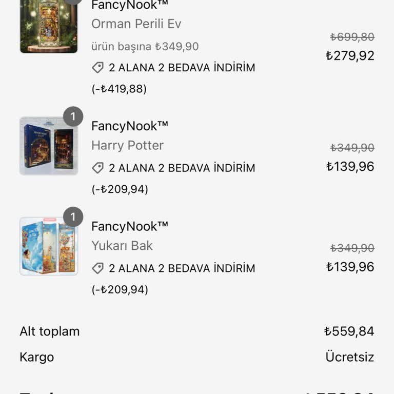 FancyNooks Sipariş Verilen Kitap Setlerinin Teslim Edilmemesi