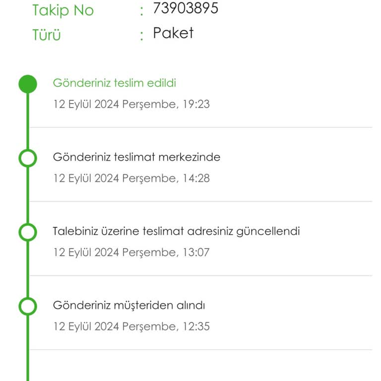 Kolay Gelsin Teslimatı Yapılmayan Kargo Teslim Edildi Diye Belirtiliyor.