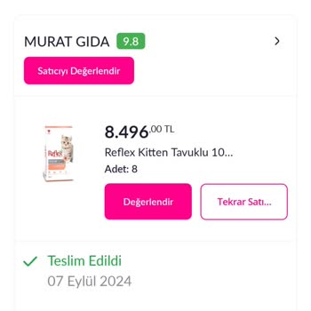 Pazarama'dan Sipariş Ettiğim Ürünler Teslim Edilmedi Ve Mağdur Oldum