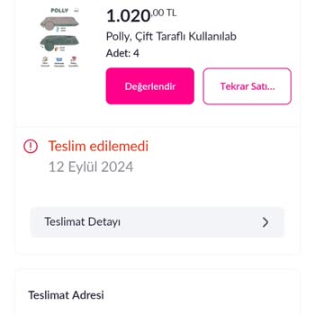 Pazarama'dan Sipariş Ettiğim Ürünler Teslim Edilmedi Ve Mağdur Oldum