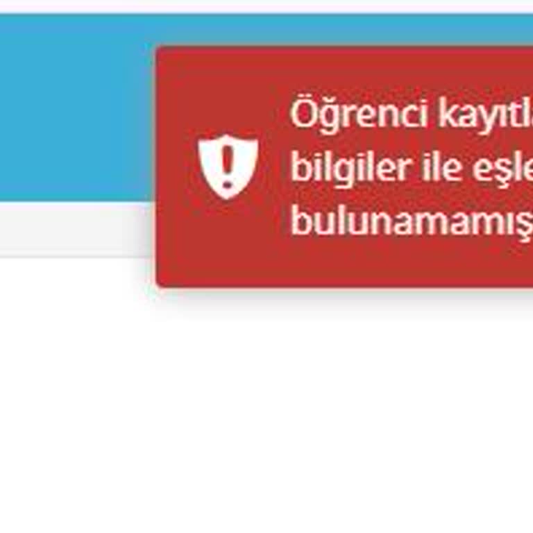 İstanbul Üniversitesi Kayıt Olurken Hata Veriyor