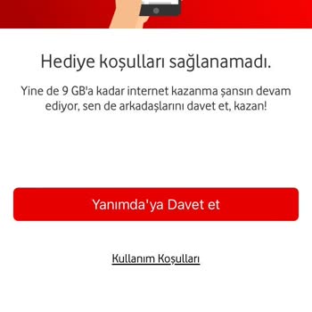 Vodafone Arkadaş Davet Kampanyasında Yaşanan Sorunlar