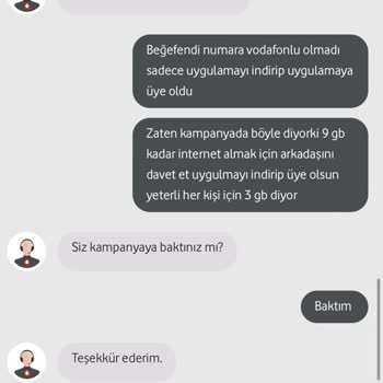 Vodafone Arkadaş Davet Kampanyasında Yaşanan Sorunlar