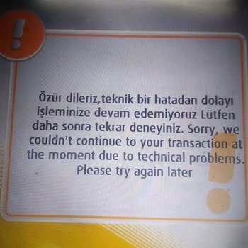 Türk Kızılay Esen Kart Teknik Hata Sorunu