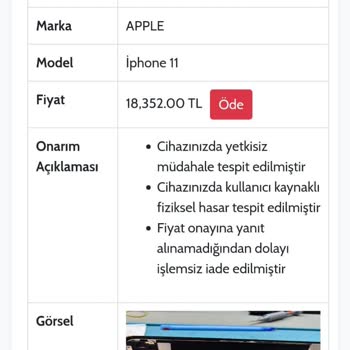 Yanıltıcı Cihaz Satışı ve Yüksek Tamir Ücreti