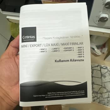 Çetintaş Turbo S Maxi 5 Model Fırının İlk Çalıştırmada Ampulü Patladı