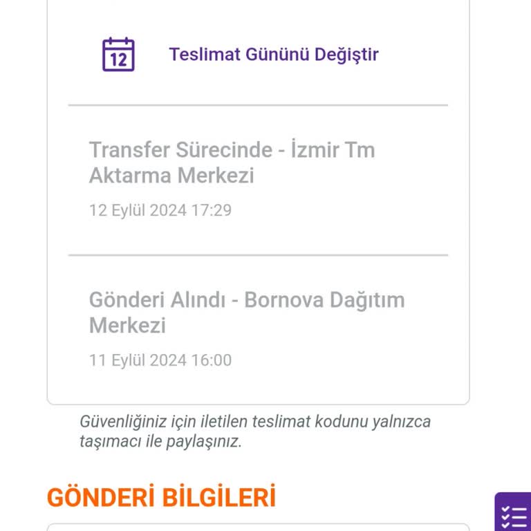 hepsiJET İşlem Yapılmayan Kargo