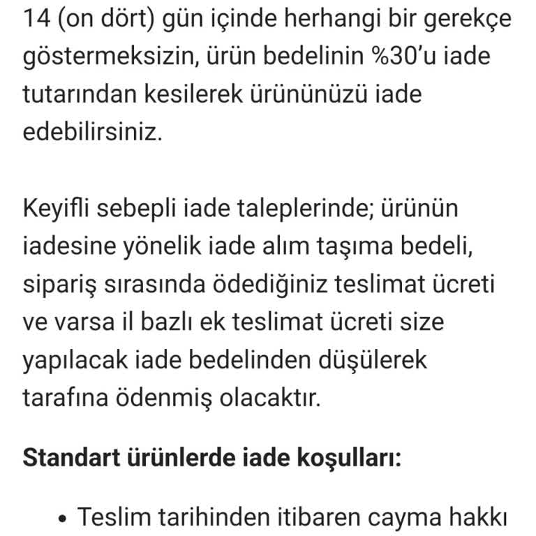 Vivense'den İade Sürecinde Yaşanan Zorluklar