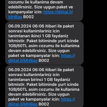 Beklenmedik İnternet Kullanımı ve Yüksek Fatura Şikayeti