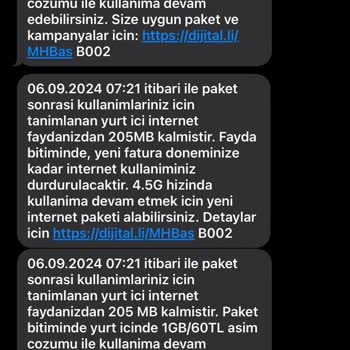 Beklenmedik İnternet Kullanımı ve Yüksek Fatura Şikayeti
