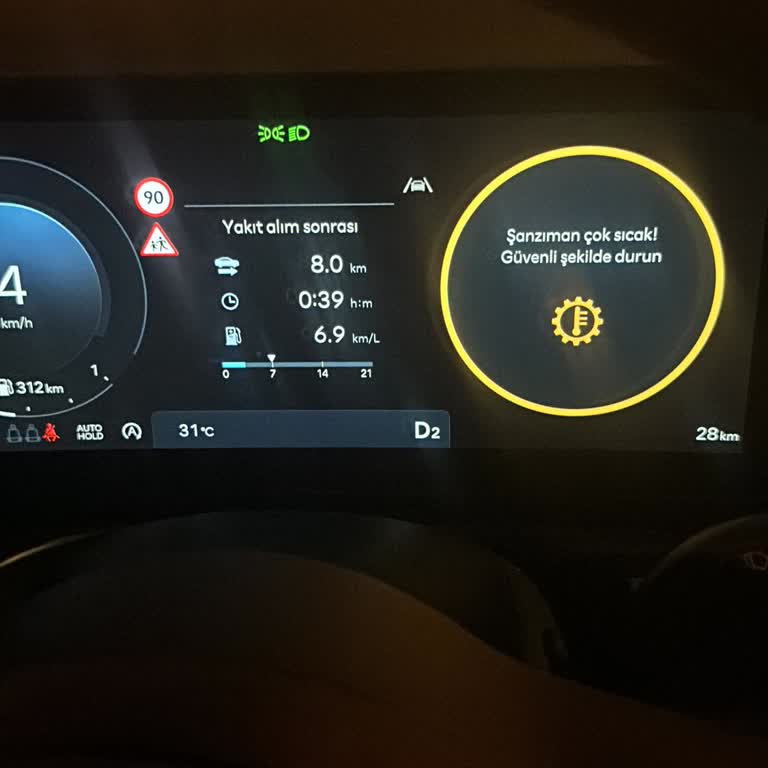 Hyundai Assan Yeni Aldığım Araç 8 Km De Şanzıman Isınması Uyarısı Verdi.