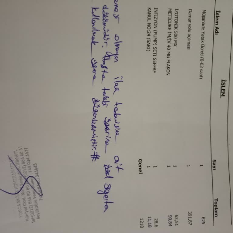 Beylikdüzü Medilife Hastanesi Özel Sağlık Sigortasına Serum Ücreti