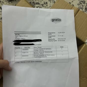 Gratis Yanlış Ürün Teslimatı