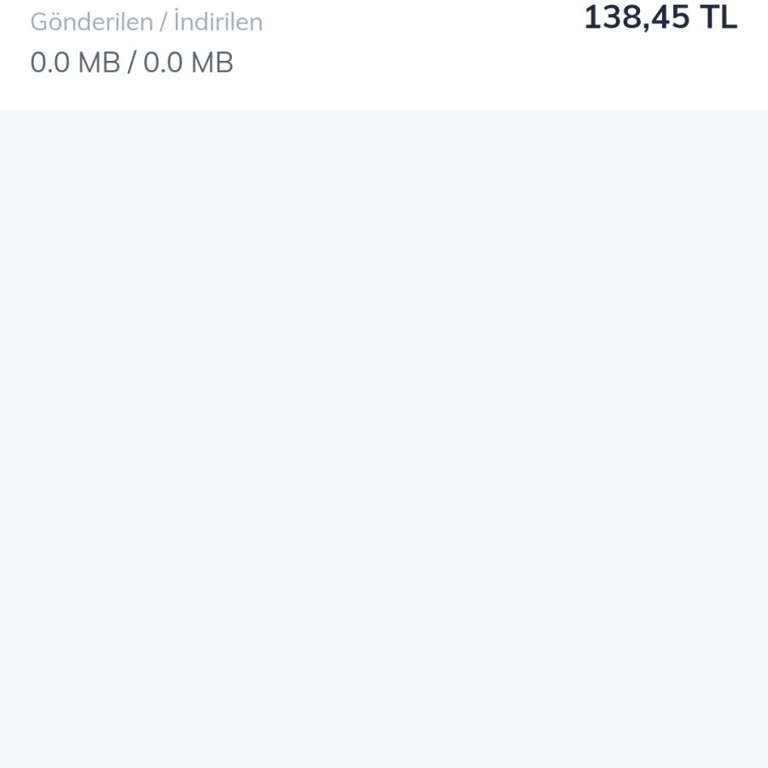 Türk Telekom Kalan Kullanımlarınız İçin Uyarı Vermiyor