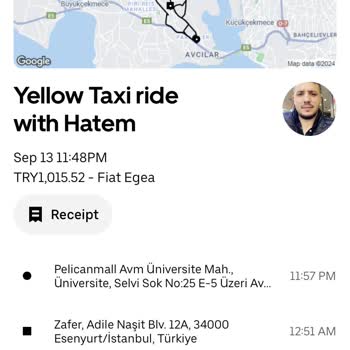 Uber Yapılmamış Yolculuk İçin Müşteri Kartından Para Çekilmesi