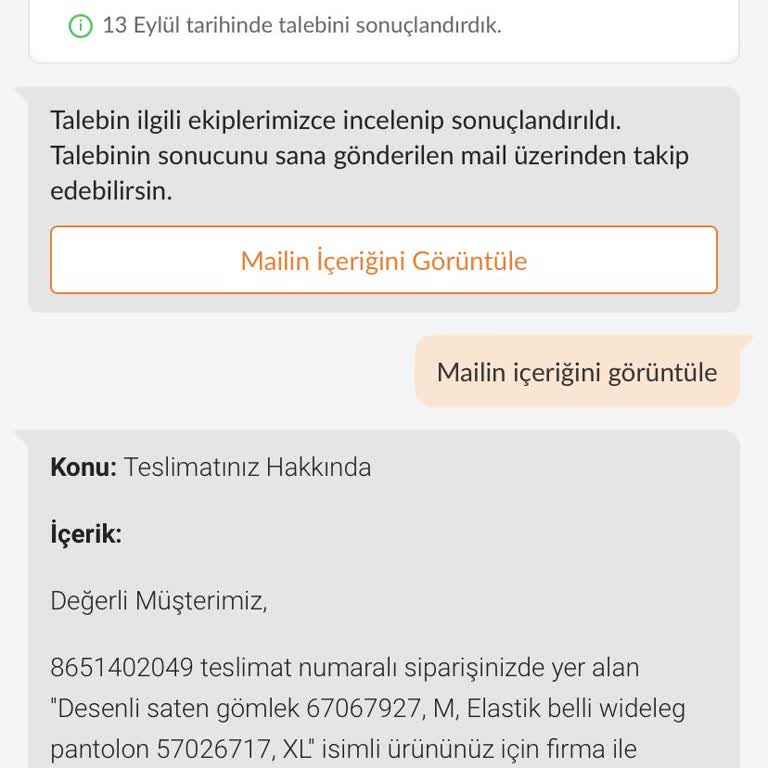 Trendyol İade Süreci Sorunu