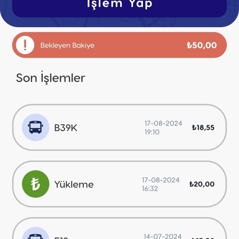 BURULAŞ Bursa Kart Online Bakiye Yükleme Sorunu