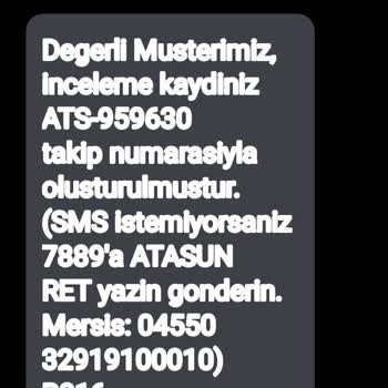 Atasun Optik Gözlük Çerçeve Eğildi İade Dediler Ancak Teslim Etmediler