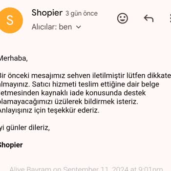 İly_butikk Ve Shopier Üzerinden Aldığım Hizmet Eksik, İade Yok