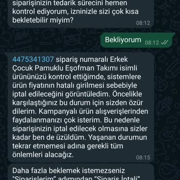 Hepsiburada Siparişimi Israrla İptal Etmemi İstiyor