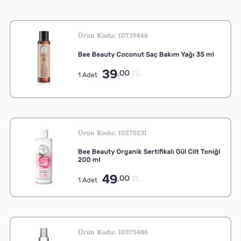 Gratis Sipariş Alındı Sorunu