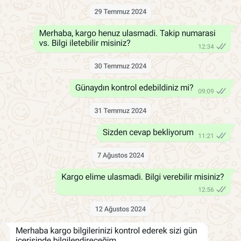 Parfüm Mekanı (parfummekani.com) Parfüm Siparişim Hakkında Geri Dönüş Alamıyorum