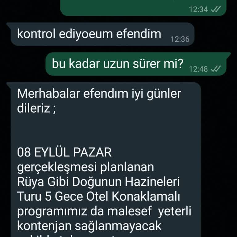 Turlasana, İptal Ettiği Tur Ücretini Halen İade Etmedi