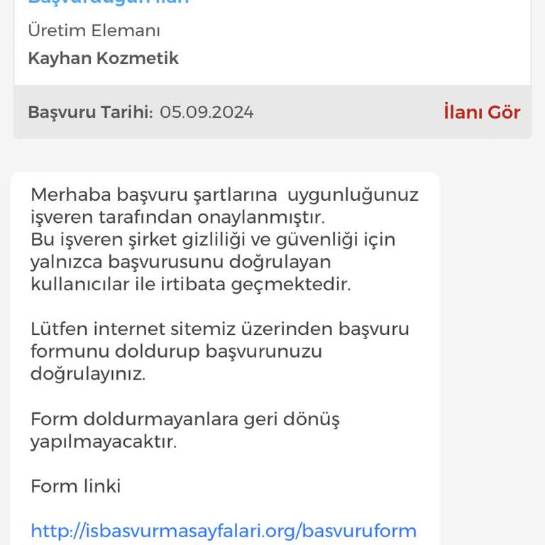 İşin Olsun Uygulamasında Sorumluluk Kabul Etmiyorum