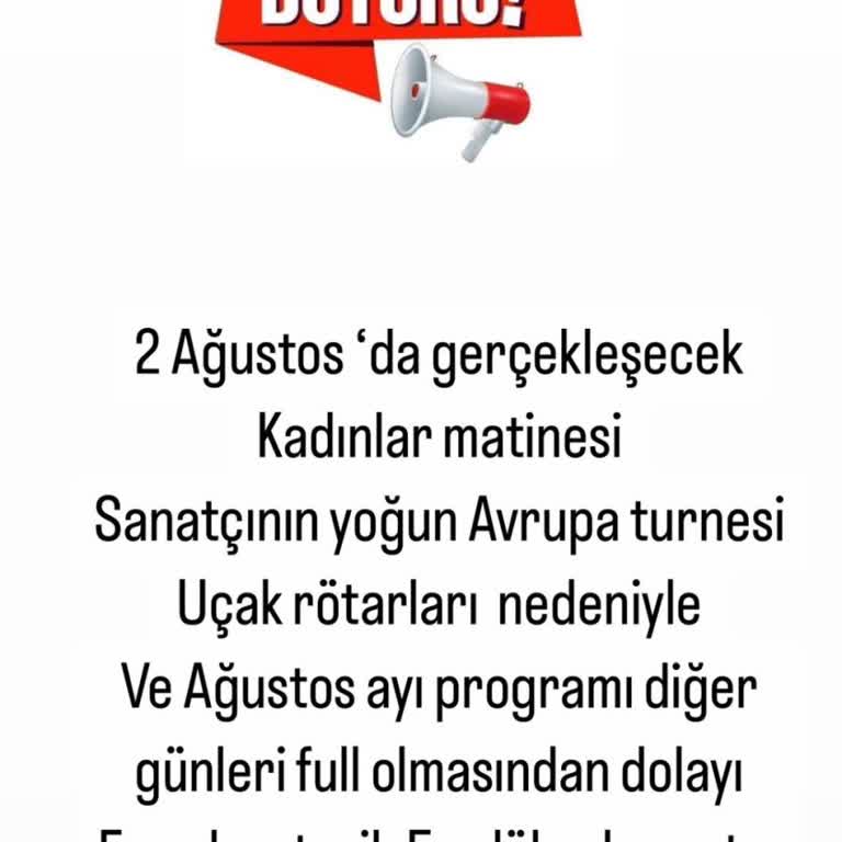 Fırsat Dedektifi İptal Konser İadesi Yapılmadı