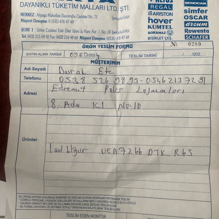 Uğur Soğutma Yeni Alınan Derin Dondurucu Soğutmuyor