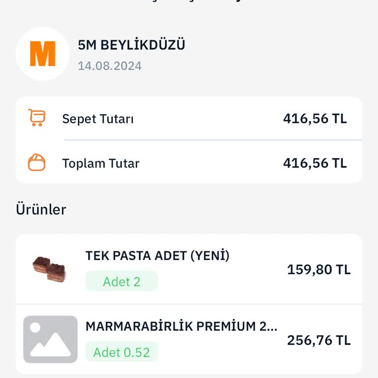 Migros Beylikdüzü'nden Aldığım Yaş Pasta Bayat Çıktı