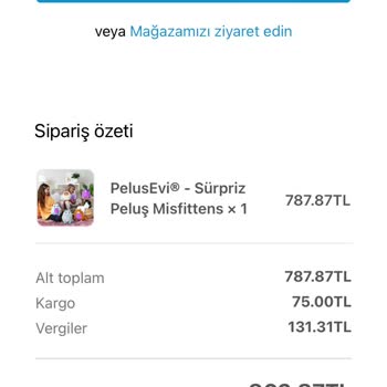 Peluş Evim'den Siparişim Gelmedi, Paramı İstiyorum!