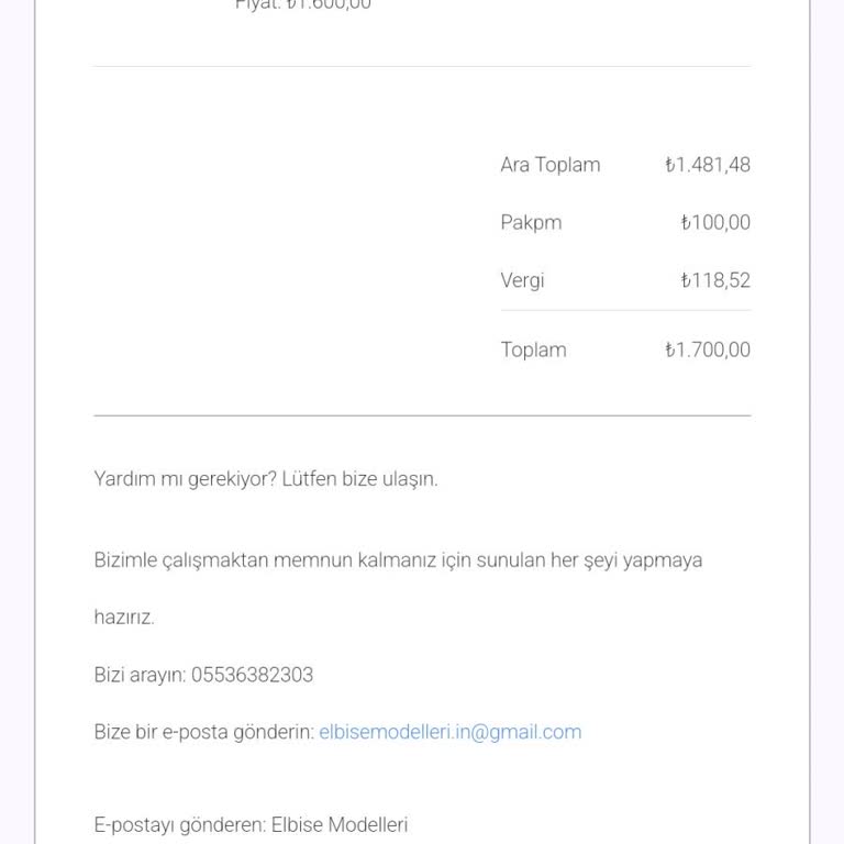 Elbisemodeller.com Paramı İade Etmiyorlar