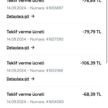 Armut Para Yükledikten Sonra Fırsatlar, Hizmetlerim Ve Tekliflerim Silindi