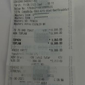 Samsung Marka Televizyonun Kırık Çıkması Ve Değiştirilmemesi