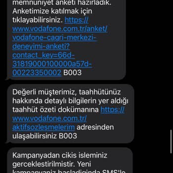 Vodafone'un Onaysız Tarife Değişikliği Sorunu