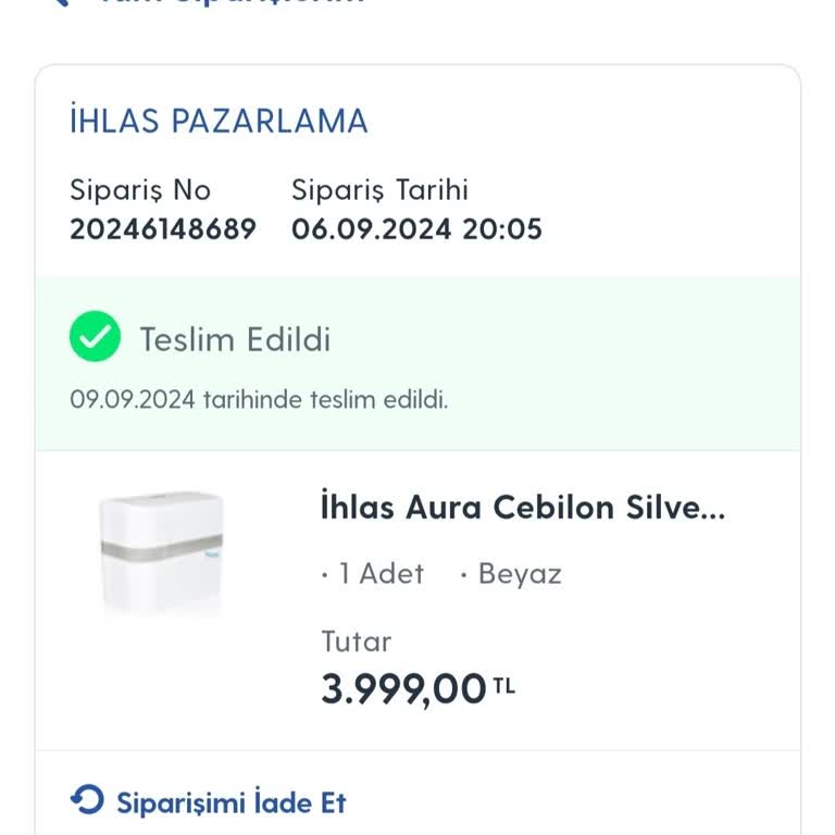 İhlas Ev Aletleri Satış Sonrası Destek Ve Servis Sorunları