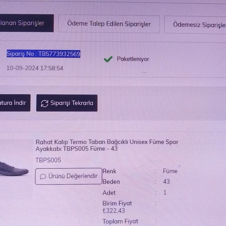 Tonny Black Sipariş İptalimi Yapamıyorum