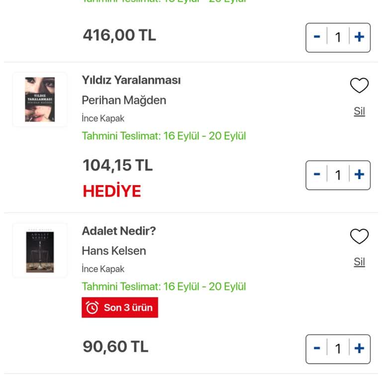 D&R İstenmeyen Hediye Ürün