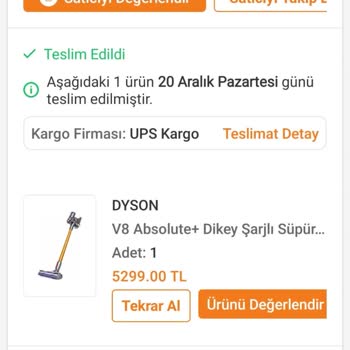 Dyson Absolute V8 - Aldıktan 2.5 Yıl Sonra Bozulan Süpürge