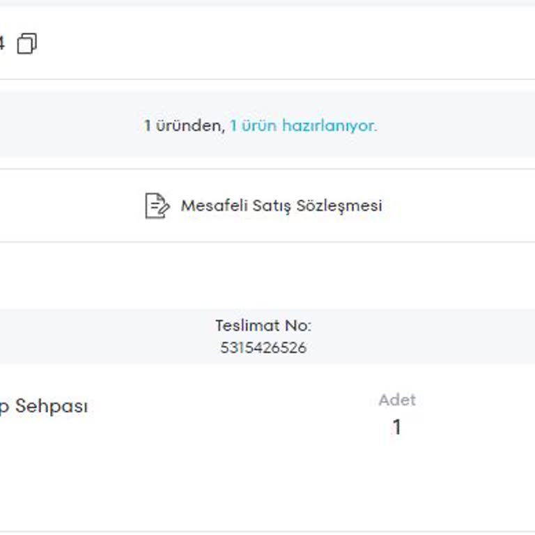 A101.com Sipariş Sorunu