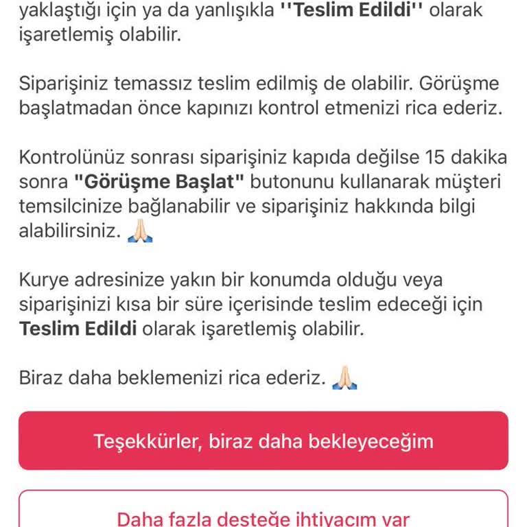 Yemeksepeti.com Paramı İade Etsin