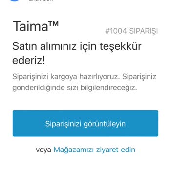 Taimatitanium.co Gönderilmeyen Ürünün İptal Sorunu
