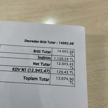 Ülker Fatura Ve Pm Fatura Farklı Fatura Tutarları Aynı Değil