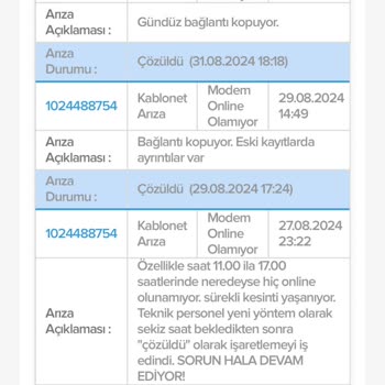 Kablo Net TÜRKSAT Kesinti Sorununu Bir Yıldır Çözmüyor