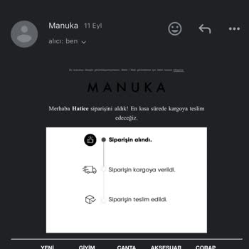Manuka Üyesiz Sipariş Takibi