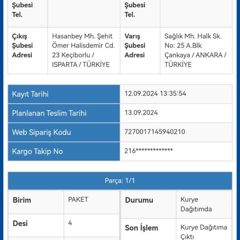 Sürat Kargo Kargomu Getirmiyor, Teslim Etmiyor!