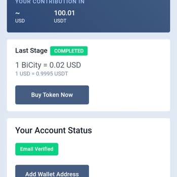 Bicity Tokenlerim Cüzdanıma Aktarılmıyor