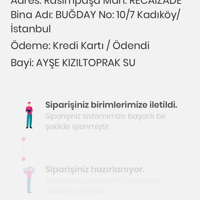 Hamidiye Su Bayii Siparişimizi Onaylamıyor...