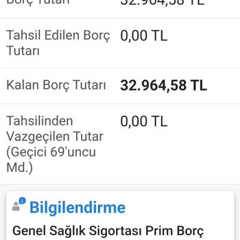 SGK GSS Borcum 33 Bin Lira Maşallah